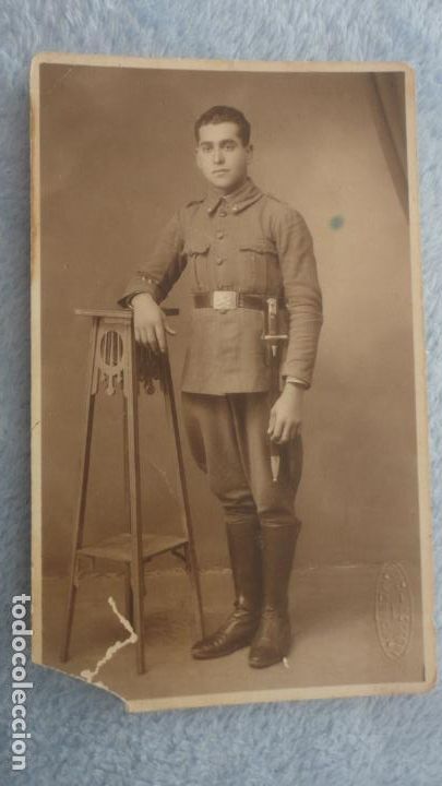Military Antiques: ANTIGUA FOTOGRAFIA DE MILITAR.FOTO BOCCONI.MERIDA