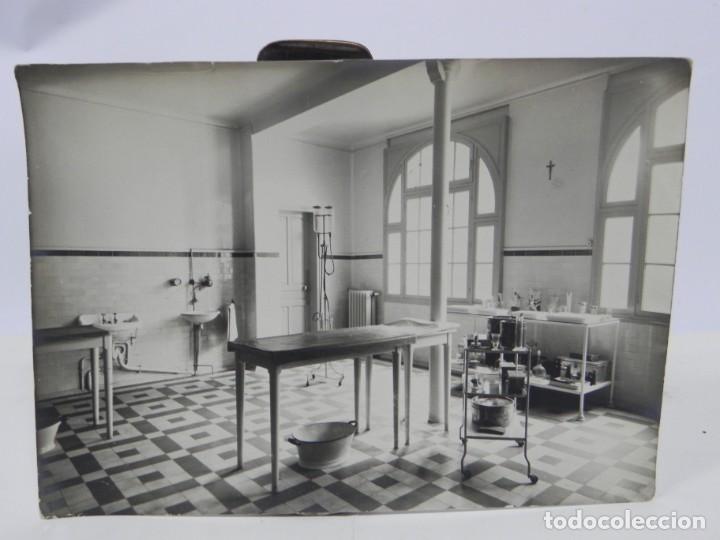 Militaria: FOTOGRAFIA DEL HOSPITAL ESPA&Ntilde;OL DE PARIS PARA LOS HERIDOS DE LA GUERRA. A&Ntilde;O 1916, CRUZ ROJA, MIDE 17