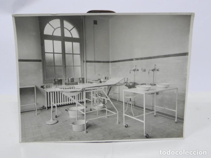 Militaria: FOTOGRAFIA DEL HOSPITAL ESPA&Ntilde;OL DE PARIS PARA LOS HERIDOS DE LA GUERRA. A&Ntilde;O 1916, CRUZ ROJA, MIDE 17