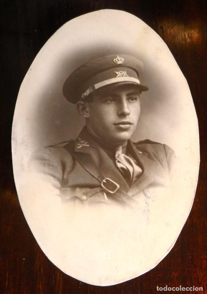 Militaria: FOTOGRAFIA DE OFICIAL DE CABALLERIA, EPOCA ALFONSO XIII, MIDE 11 X 7 CMS.