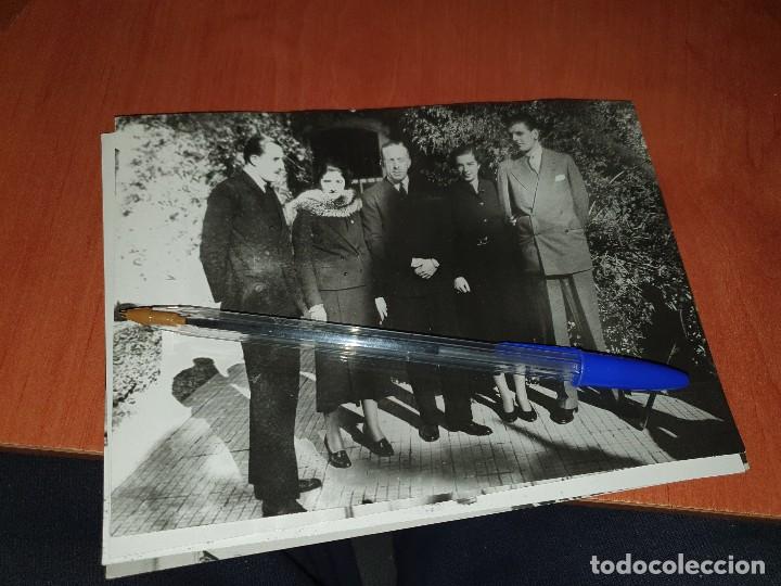 Militaria: el rey alfonso XIII, infante jaime, infanta beatriz, alexandro torlonia, foto keystone