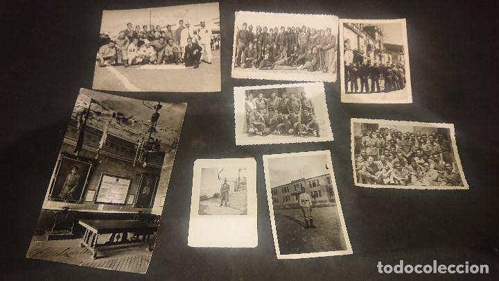 Militaria: LOTE DE 8 FOTOGRAFIAS TEMA MILITAR . LEER DESCRIPCION