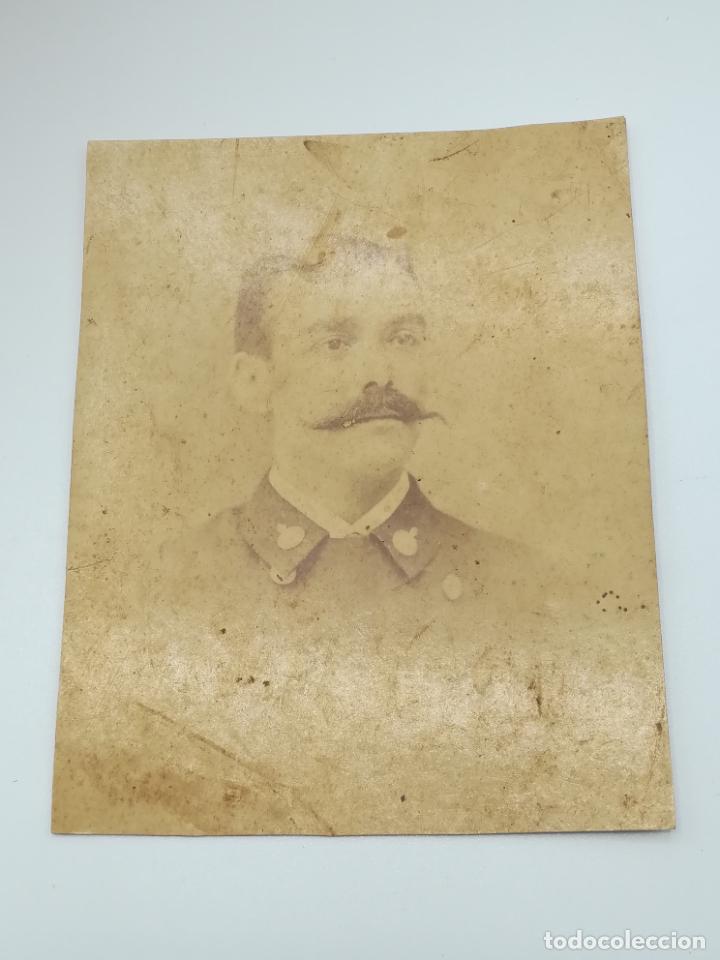 Militaria: FOTOGRAFIA DE ESTUDIO DE MILITAR ESPA&Ntilde;OL. 9 X 12CM. VER