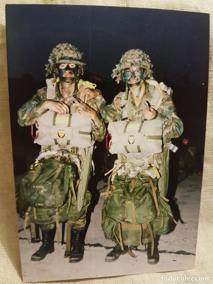 Military Antiques: Foto soldados brigada paracaidista salto nocturno a&ntilde;os 90