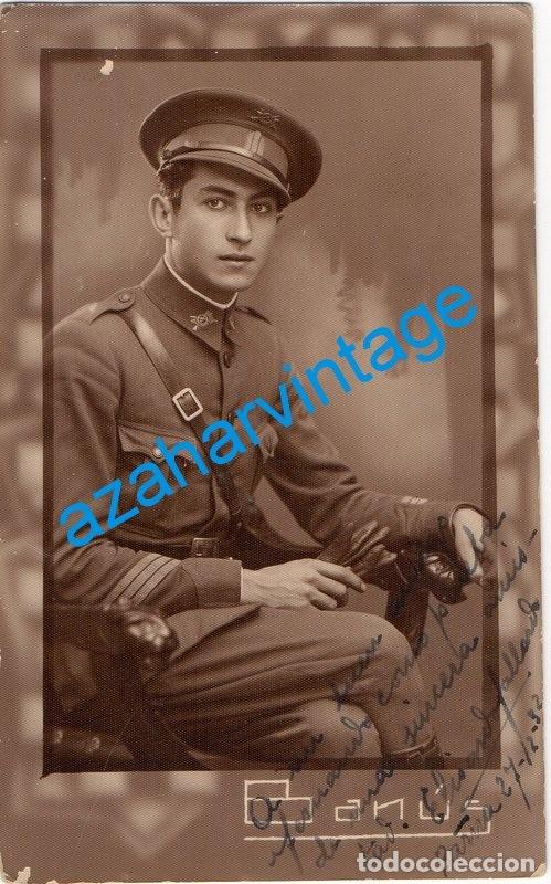 Militaria: 1932, PRECIOSA FOTOGRAFIA DE UN SARGENTO DE INFANTERIA, 9X14 CMS