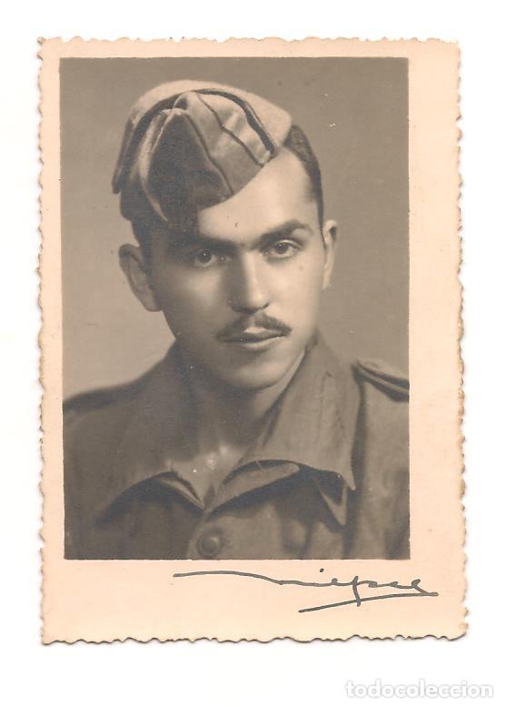 Military Antiques: SOLDADO ESPA&Ntilde;OL EN FECHA 5 DE MAYO DE 1950-DEDICATORIA PARTE POSTERIOR