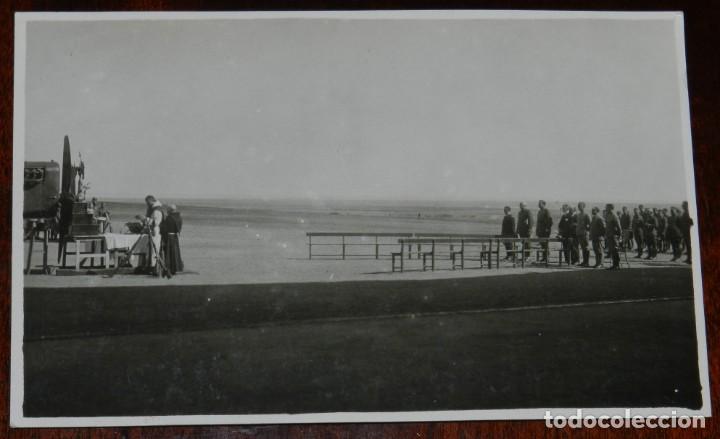 Militaria: FOTO POSTAL DE AERODROMO ESPA&Ntilde;OL, MISA DE CAMPA&Ntilde;A, EPOCA DE LA CAMPA&Ntilde;A DEL RIF, NO CIRCULADA.