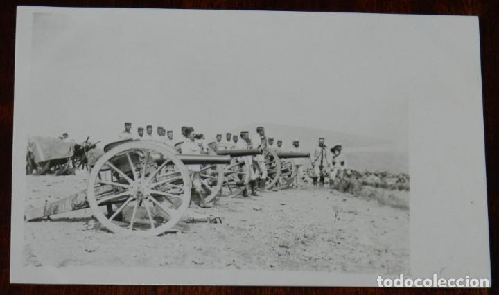 Militaria: FOTOGRAFIA DE TROPAS DE ARTILLERIA, ED. J.C. MADRID, NO CIRCULADA.