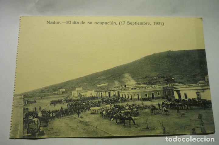 Militaria: postal militar nador.-dia ocupacion 1921