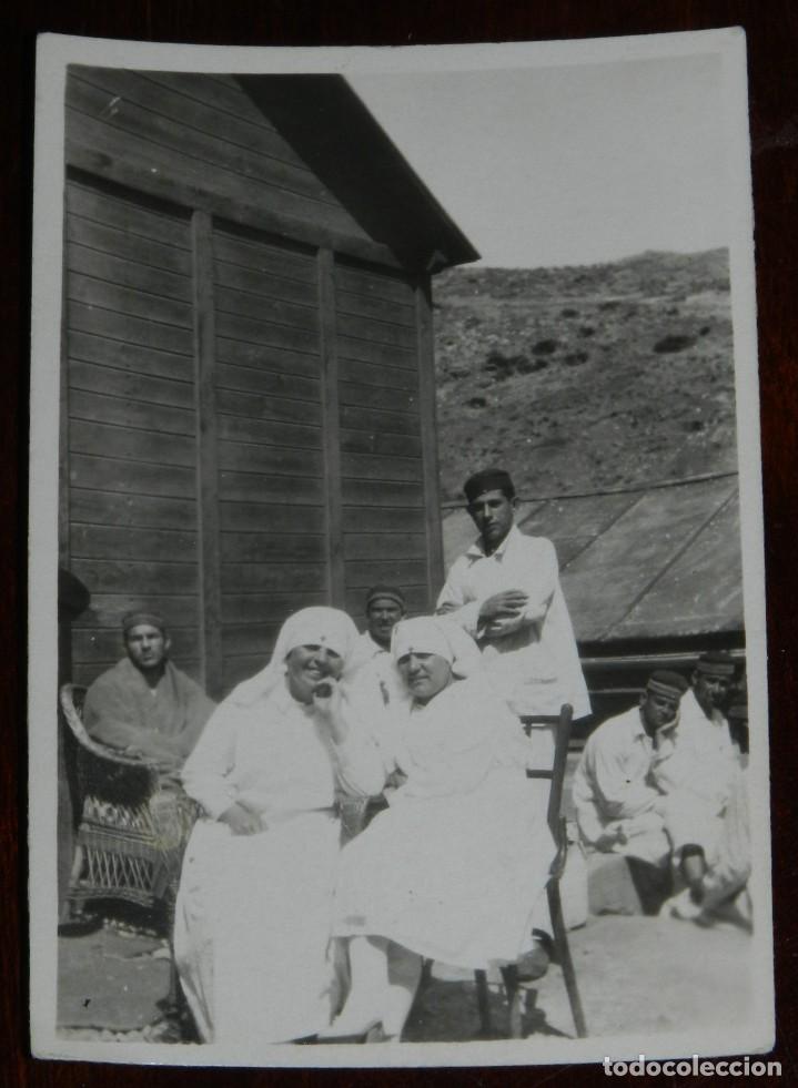 Militaria: Fotografia de el Hospital de Cala Bonita, Marruecos, Guerra del Rif, Cruz Roja en Marruecos, a&ntilde;o 192