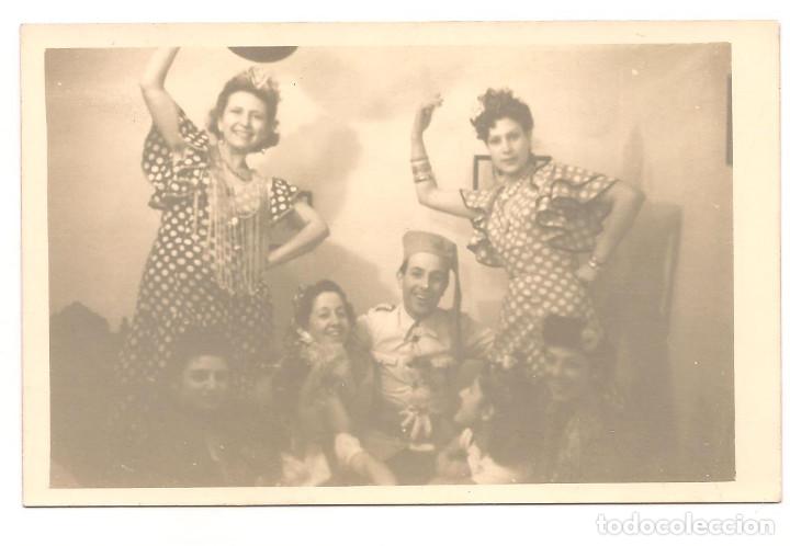 Militaria: REGULARES EN FAMILIA EN LOS A&Ntilde;OS 40 - FOTO POSTAL