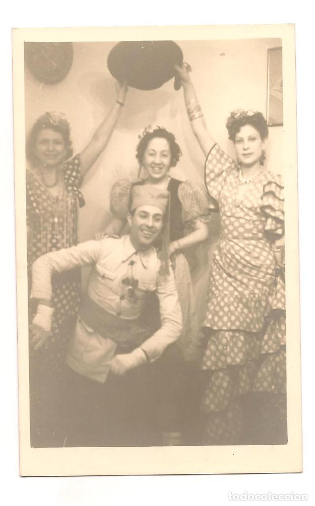 Militaria: REGULARES EN FAMILIA EN LOS A&Ntilde;OS 40 - FOTO POSTAL