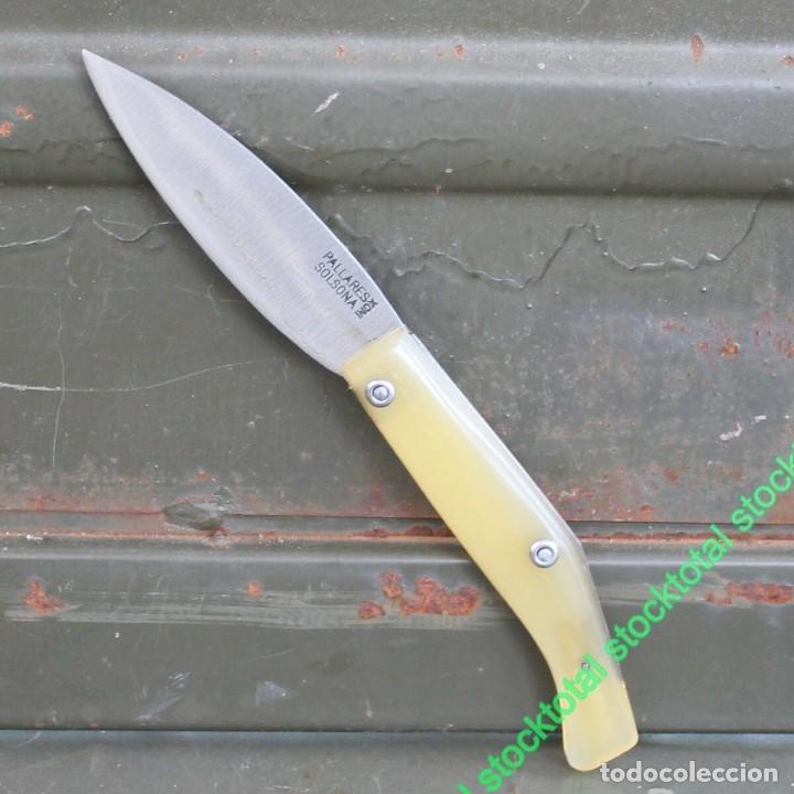 Military Antiques: NAVAJA PALLAR&Eacute;S N&ordm; 2 HOJA ACERO IN 10 c KNIVES messer MANGO PLASTICO ABS 06055 M