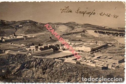 Militaria: 1948, VISTA AEREA DE LOS ACUARTELAMIENTOS DE VILLA SANJURJO, 14X9 CMS