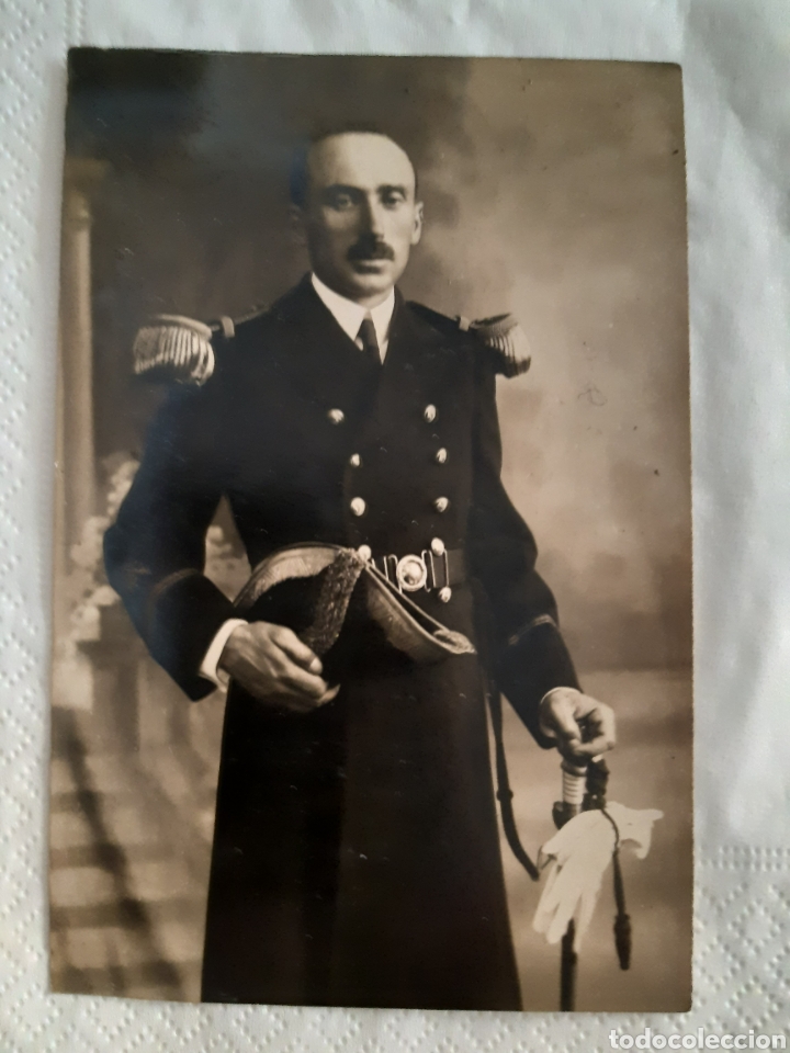 Militaria: Tarjeta postal fotogr&aacute;fica militar espa&ntilde;ol fechada en el a&ntilde;o 1926