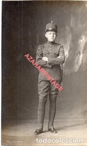 Militaria: MAGNIFICA POSTAL FOTOGRAFICA DEL INFANTE DON JUAN, FOT.PALOMEQUE, 9X14 CMS