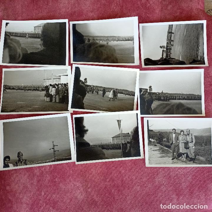 Militaria: Lote fotograf&iacute;a militar militares jura de bandera o similar 11 x 7,5 cm