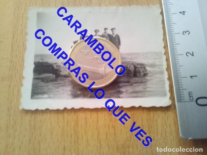 Militaria: MARINEROS FOTOGRAFIA CADIZ O CANARIAS 65X50 MM C75