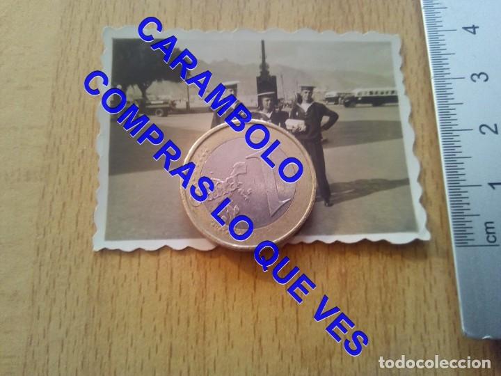 Militaria: 1951 MARINEROS FOTOGRAFIA CADIZ O CANARIAS 55X40 MM C75