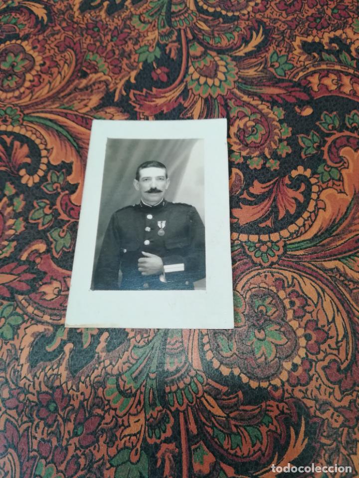Military Antiques: Antigua fotograf&iacute;a. Militar. M 4,5x7,5 cm