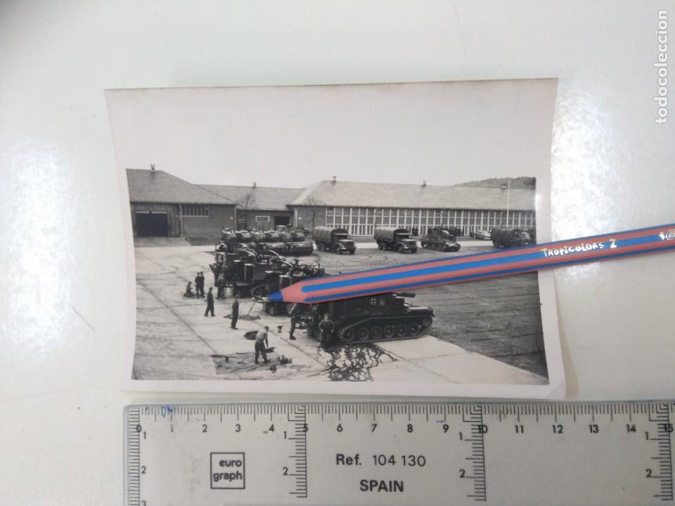 Militaria: FOTOS DE SOLDADOS, MILITARES CREO QUE ALEMANES EN LOS A&Ntilde;OS 50. ALEMANIA, tanques 13 x 9 cm