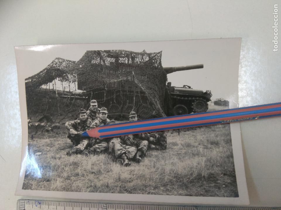 Militaria: FOTOS DE SOLDADOS, MILITARES CREO QUE ALEMANES EN LOS A&Ntilde;OS 50. ALEMANIA, vehiculo tanque 13 x 9 cm