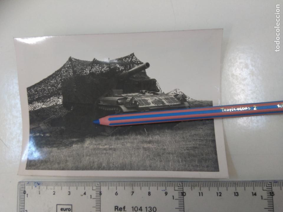 Militaria: FOTOS CREO QUE LOS A&Ntilde;OS 50. ALEMANIA, vehiculo tanque camuflado 13 x 9 cm