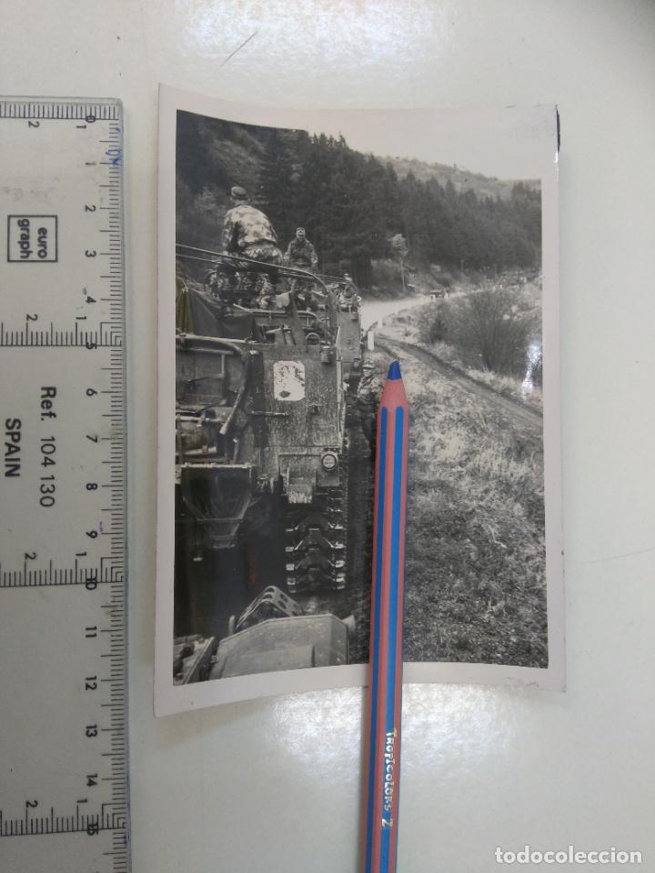 Militaria: FOTOS CREO QUE LOS A&Ntilde;OS 50. ALEMANIA, vehiculo tanque y soldados militares 13 x 9 cm