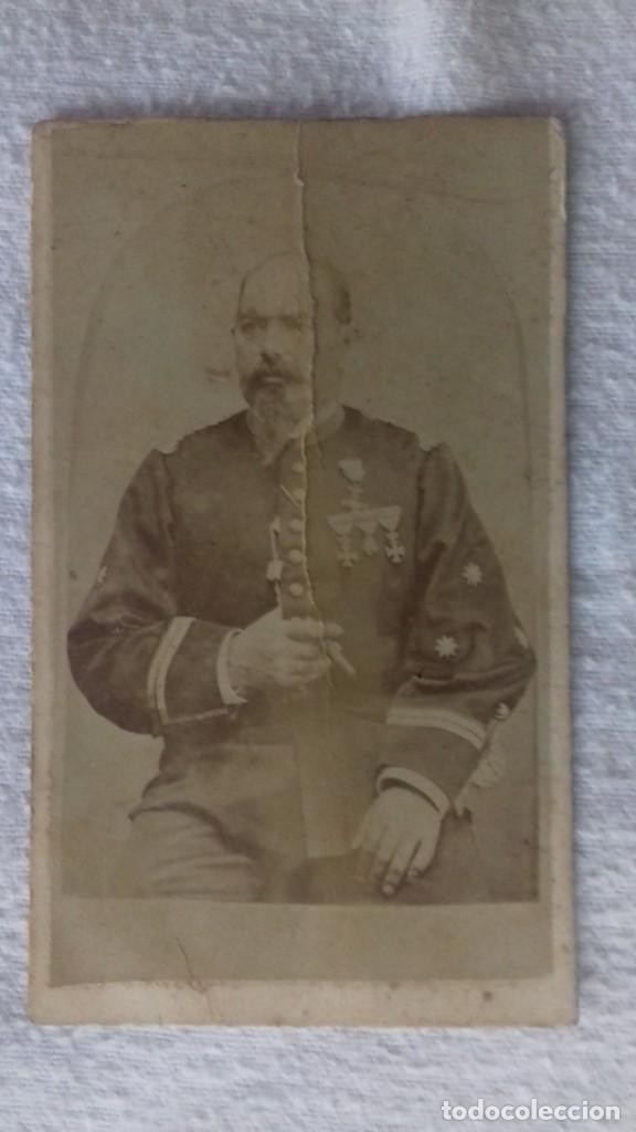 Militaria: Foto antigua de militar espa&ntilde;ol. Siglo XIX o principios del XX.