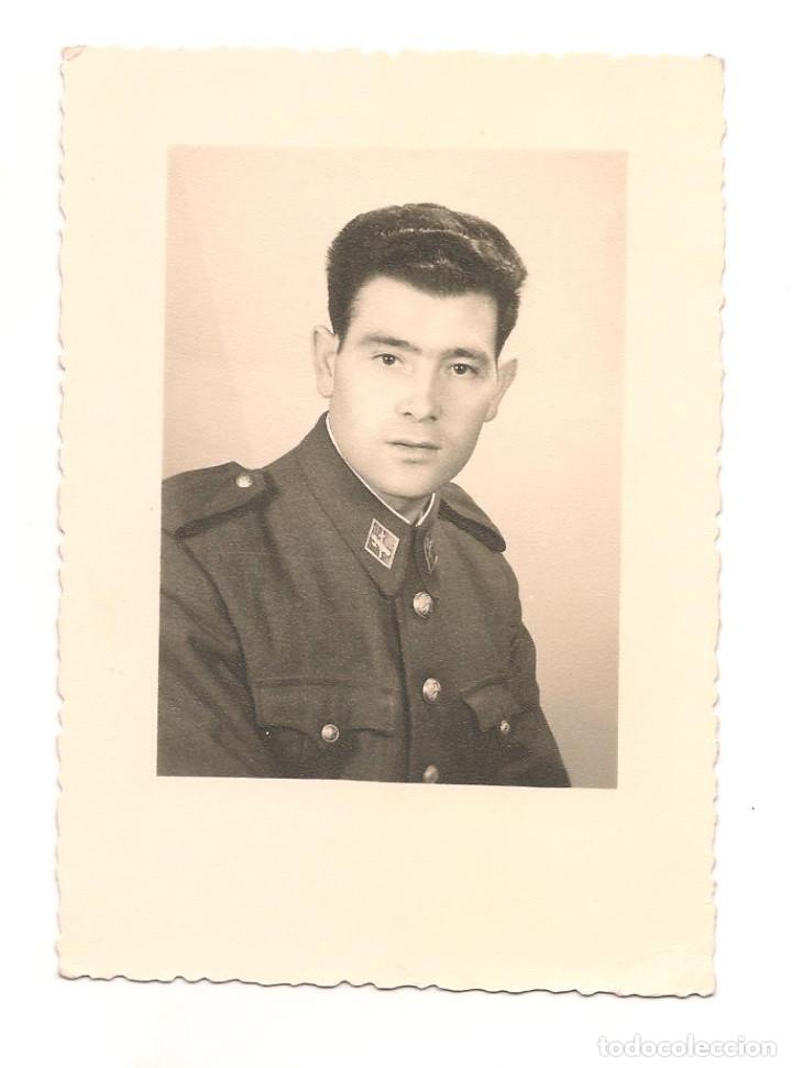 Militaria: SOLDADO ESPA&Ntilde;OL EN LOS A&Ntilde;OS 40. DEDICATORIA EN LA PARTE POSTERIOR