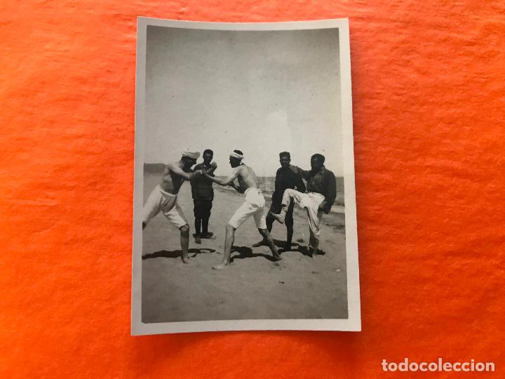 Militaria: interesante FOTO MILITAR LUCHA MARROQUI, TETUAN 1921