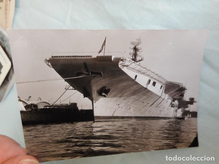 Militaria: ANTIGUA FOTOGRAFIA.BARCO GUERRA.MILITAR.PORTAVIONES?? A&Ntilde;OS 60?