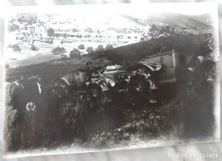 Militaria: FOTOGRAFIA DE VEHICULOS PARA EL TRANSPORTE DE BATERIAS, REGIMIENTO DE ARTILLERIA, EPOCA ALFONSO XIII