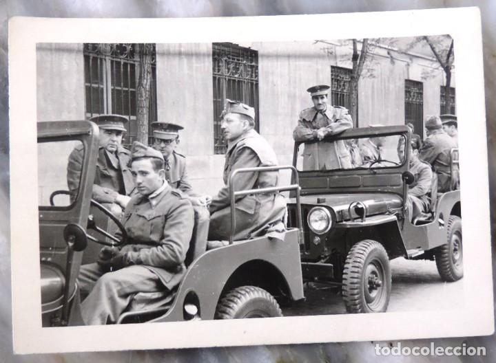 Militaria: FOTOGRAFIA DE GRUPO DE OFICIALES DEL ESTADO MAYOR, A&Ntilde;O 1955, MIDE 9,5 X 6,5 CMS.