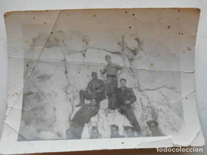 Militaria: ANTIGUA FOTOGRAFIA.MILITARES. PERIODO GUERRA CIVIL?