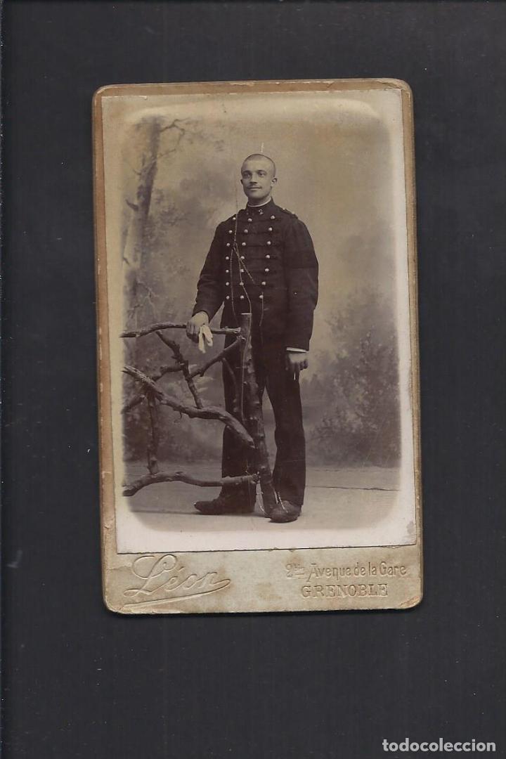 Militaria: Fotograf&iacute;a antigua. Militar. Siglo XIX. 10.5 x 6.2 cm aprox.
