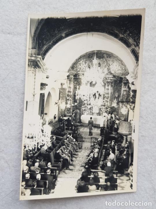 Militaria: POSTAL FOTOGRAFICA MILITARES EN IGLESIA GALICIA?