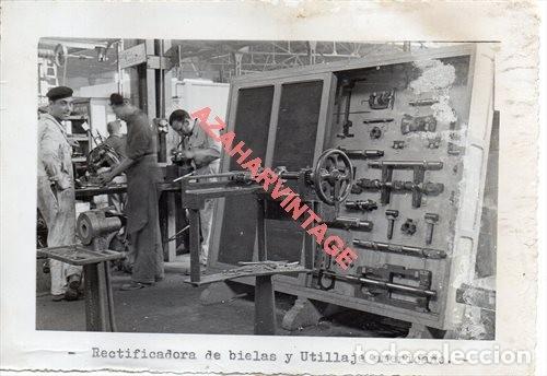 Military Antiques: A&Ntilde;OS 40, CUARTEL EJERCITO DEL SUR,AUTOMOVILISMO,RECTIFICADORA DE BIELAS,128X178MM