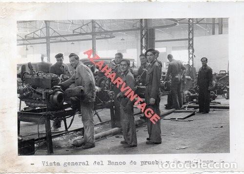 Military Antiques: A&Ntilde;OS 40, CUARTEL EJERCITO DEL SUR,AUTOMOVILISMO,BANCO DE PRUEBAS, 128X178MM