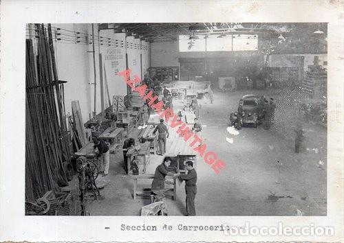 Militaria: A&Ntilde;OS 40, CUARTEL EJERCITO DEL SUR,AUTOMOVILISMO, SECCION DE CARROCERIA, 128X178MM