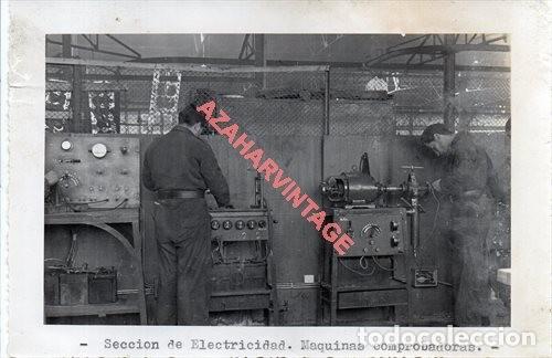 Militaria: A&Ntilde;OS 40, CUARTEL EJERCITO DEL SUR,AUTOMOVILISMO, SECCION ELECTRICIDAD, 128X178MM