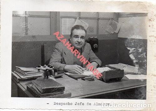 Militaria: A&Ntilde;OS 40, CUARTEL EJERCITO DEL SUR,AUTOMOVILISMO, DESPACHO JEFE ALMACEN, 128X178MM