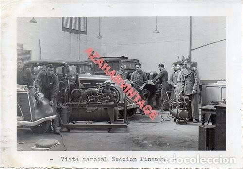 Militaria: A&Ntilde;OS 40, CUARTEL EJERCITO DEL SUR,AUTOMOVILISMO, SECCION PINTURA, 128X178MM