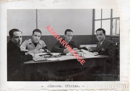 Militaria: A&Ntilde;OS 40, CUARTEL EJERCITO DEL SUR,AUTOMOVILISMO, OFICINA ALMACEN, 128X178MM