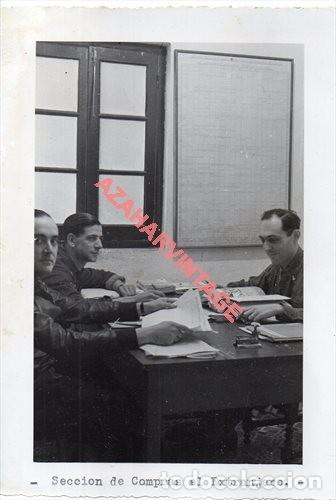 Militaria: A&Ntilde;OS 40, CUARTEL EJERCITO DEL SUR,AUTOMOVILISMO, SECCION DE COMPRAS, 128X178MM