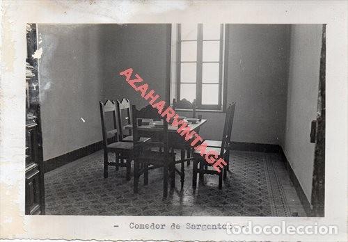 Militaria: A&Ntilde;OS 40, CUARTEL EJERCITO DEL SUR,AUTOMOVILISMO, COMEDOR DE SARGENTOS, 128X178MM