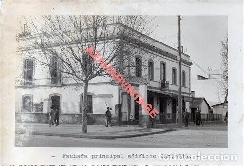 Militaria: A&Ntilde;OS 40, CUARTEL EJERCITO DEL SUR,AUTOMOVILISMO, FACHADA PRINCIPAL,128X178MM