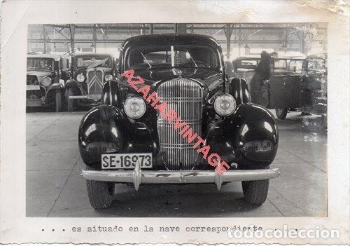Militaria: A&Ntilde;OS 40, CUARTEL EJERCITO DEL SUR,AUTOMOVILISMO, COMPA&Ntilde;IA, COCHE DE EPOCA,128X178MM
