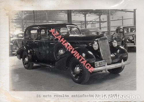 Militaria: A&Ntilde;OS 40, CUARTEL EJERCITO DEL SUR,AUTOMOVILISMO, COMPA&Ntilde;IA, COCHE DE EPOCA,128X178MM