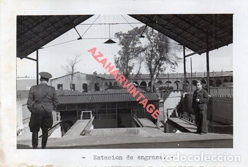 Militaria: A&Ntilde;OS 40, CUARTEL EJERCITO DEL SUR,AUTOMOVILISMO, COMPA&Ntilde;IA, ESTACION DE ENGRASE,128X178MM